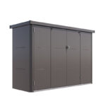 Abri à vélos en acier galvanisé gris anthracite Velotto - Telluria