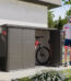 Abri à vélos en acier galvanisé gris anthracite Velotto - Telluria