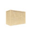 Abri à vélos en bois brut 2,1m² - panneaux 18mm - Fineline 1 - Bertilo