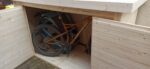 Abri à vélos en bois naturel 2,10m² Cykel + plancher – Bertilo