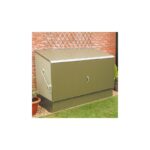 Abri à vélos en métal 1750L vert 1,74m² + kit d'ancrage TRIMETALS