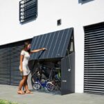 Abri à vélos en métal Sesame 1500L anthracite 1,41m² TRIMETALS