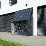 Abri à vélos en métal Sesame 1500L anthracite 1,41m² TRIMETALS