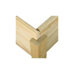 Abri de jardin adossé en bois certifié 4,85m² Juist 3 - Karibu
