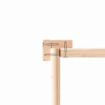 Abri de jardin adossé en bois certifié 6,42m² Juist 3 - Karibu