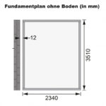 Abri de jardin adossé en bois certifié 8,27m² Bomlitz 4 - Karibu