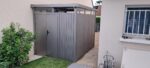 Abri de jardin en acier galvanisé Kosto 6,76m² + kit d'ancrage - X-Métal