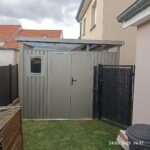 Abri de jardin en acier galvanisé Kosto 6,76m² + kit d'ancrage - X-Métal