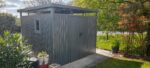 Abri de jardin en acier galvanisé Kosto 8,64m² + kit d'ancrage - X-Métal
