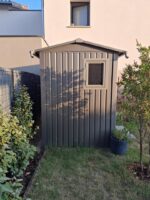 Abri de jardin en acier galvanisé Roka 4,08m² + kit d'ancrage - X-Métal