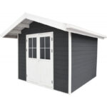Abri de jardin en bois composite 28mm anthracite 7,78m² PREMIUM - Woodlife Garden