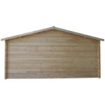 Abri de jardin en bois massif 16m² PLUS - madriers 28mm Gardy Shelter
