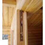 Abri de jardin en bois massif 4m² PRIMO - madriers 28mm traité teinté marron Gardy Shelter