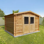 Abri de jardin en bois massif 9m² PRIMO - madriers 28mm Gardy Shelter