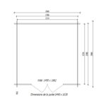 Abri de jardin en bois massif 9m² PRIMO - madriers 28mm Gardy Shelter