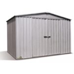 Abri de jardin en métal 10,9m² silver grey Fraser - CERLAND