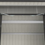 Abri de jardin en métal anthracite 5,22m² + kit d'ancrage + kit de fondation DURAMAX