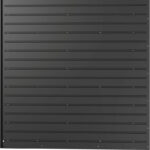 Abri de jardin en métal anthracite 5,22m² + kit d'ancrage + kit de fondation DURAMAX