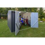 Abri de jardin en métal Colorbond gris ardoise 11,25m² EASYSHED