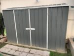 Abri de jardin en métal Colorbond gris Compact 2,25m² EASYSHED