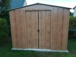 Abri de jardin en métal imitation bois 4,78m² - DURAMAX