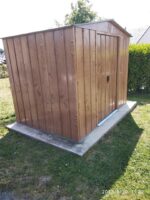 Abri de jardin en métal imitation bois 4,78m² - DURAMAX