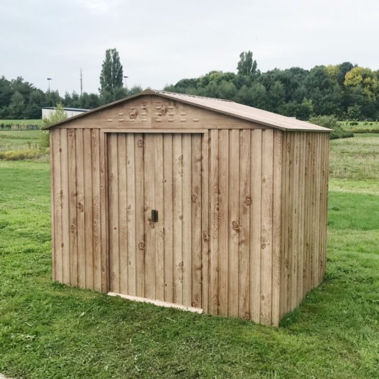 Abri de jardin en métal imitation bois 4,78m² - DURAMAX