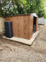 Abri de jardin en métal imitation bois 7,80m² - DURAMAX + kit d'ancrage