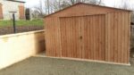 Abri de jardin en métal imitation bois 7,80m² - DURAMAX + kit d'ancrage
