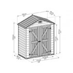 Abri de jardin en polycarbonate 1,55m² Skylight Deco - Palram - Canopia