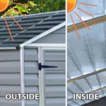 Abri de jardin en polycarbonate 1,55m² Skylight Deco - Palram - Canopia