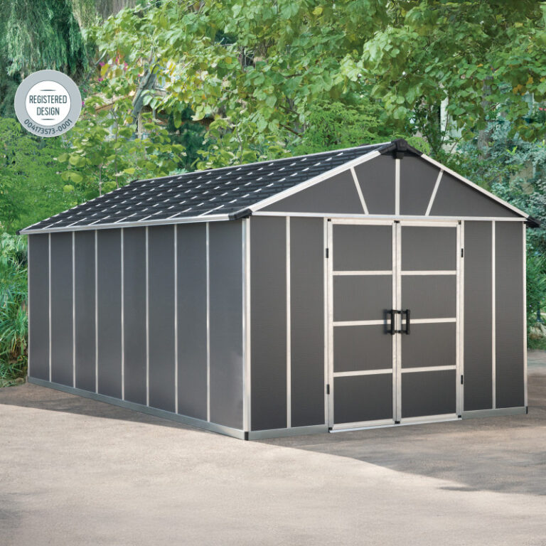 Abri de jardin en polycarbonate 17,2m² sans plancher YUKON - Palram - Canopia