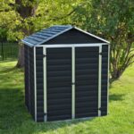 Abri de jardin en polycarbonate 2,65m² Skylight Midnight Grey - Palram - Canopia