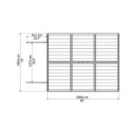 Abri de jardin en polycarbonate 3,97m² Skylight Amber - Palram - Canopia