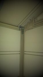 Abri de jardin en PVC 11,2m² DECO blanc et gris vert Grosfillex + kit ancrage offert