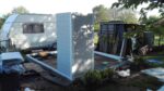 Abri de jardin en PVC 11,2m² DECO gris clair et blanc Grosfillex + Kit ancrage offert