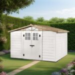 Abri de jardin en PVC 6,85m² avec plancher Evo Tuscany 280 – Garofalo