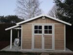 Abri de jardin en PVC 7,5m² DECO Sherwood Grosfillex + kit ancrage offert