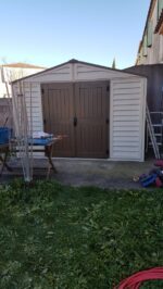 Abri de jardin en PVC WoodStyle Premium 10,56m² Duramax