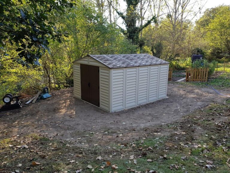 Abri de jardin en PVC WoodStyle Premium 13,12m² Duramax