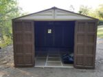 Abri de jardin en PVC WoodStyle Premium 13,12m² Duramax