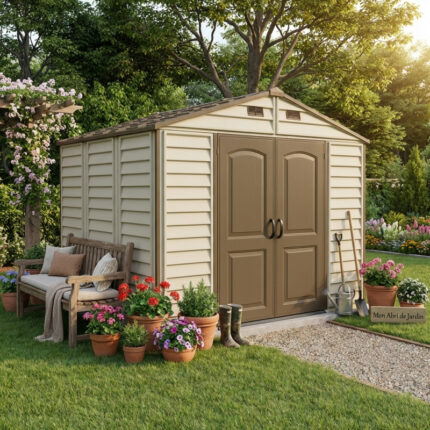 Abri de jardin en PVC WoodStyle Premium 8.05m² Duramax