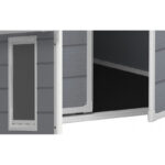 Abri de jardin en résine 2,06m² monopente + plancher gris Keter