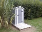 Abri de jardin en résine 2,5m² Premium 46 S gris clair + plancher - Keter