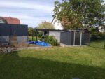 Abri de jardin métal 6,67m² Skylight anthracite + kit d'ancrage X-METAL