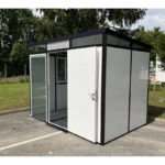 Abri de jardin modulaire isolé 3x2m profils noirs - plancher inclus - Everbox