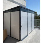 Abri de jardin modulaire isolé 3x2m profils noirs - plancher inclus - Everbox