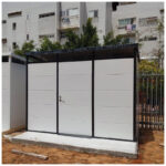 Abri de jardin modulaire isolé 3x2m profils noirs - plancher inclus - Everbox