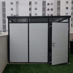 Abri de jardin modulaire isolé 3x2m profils noirs - plancher inclus - Everbox