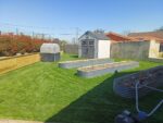 Abri de jardin polyéthylène 35mm 5,53m² Woodgrain + plancher SUNCAST